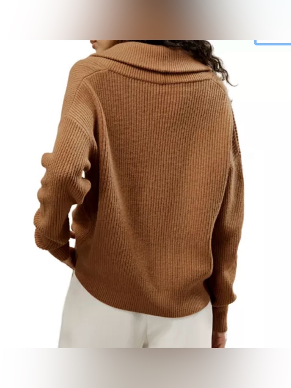 Lilysilk Wool-Cashmere Blend Shawl Collar Cardigan Brown Size Large Cozy Soft - Picture 3 of 9